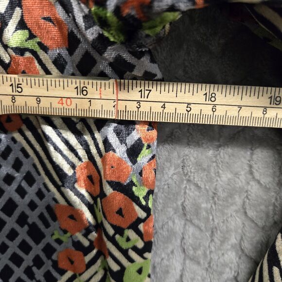 Ett:twa By Anthropologie Wrap Jacket Top Womens Size US 2 UK 6‎ Floral Velvet - Picture 8 of 12